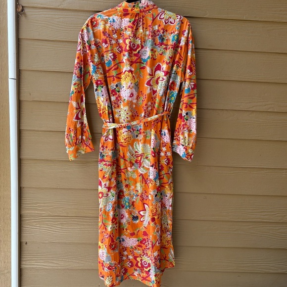 Alix of Bohemia Sawyer Arancia Midi Dress Size Medium - Picture 5 of 6